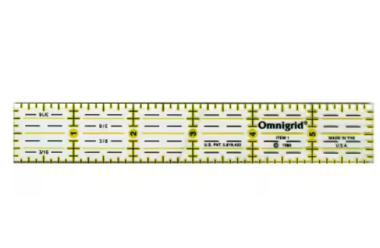 Omnigrid Ruler 1in x 6in