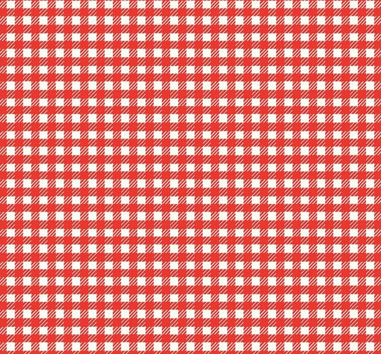 Riley Blake Serendipity 2 Plaid Red quilting cotton