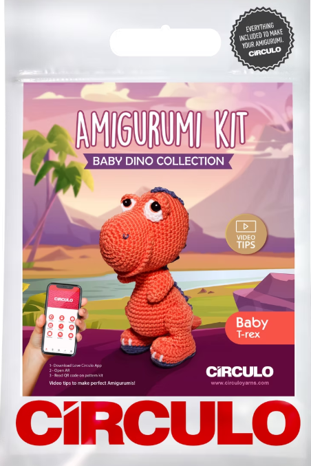 Circulo - Baby T-Rex Crochet Kit