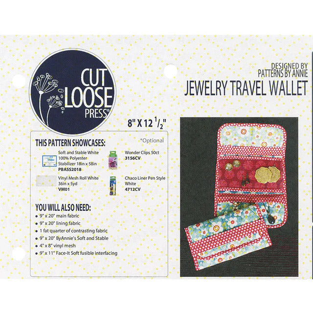 Jewelry Travel Wallet - Pattern