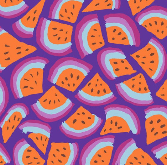Kaffe Fassett Slice Purple quilting fabric