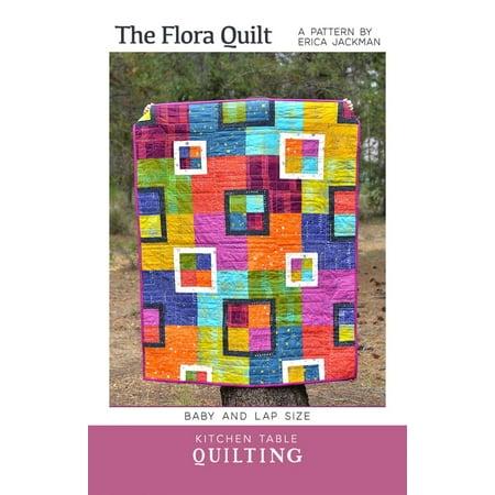 The Flora quilt pattern floral quilting