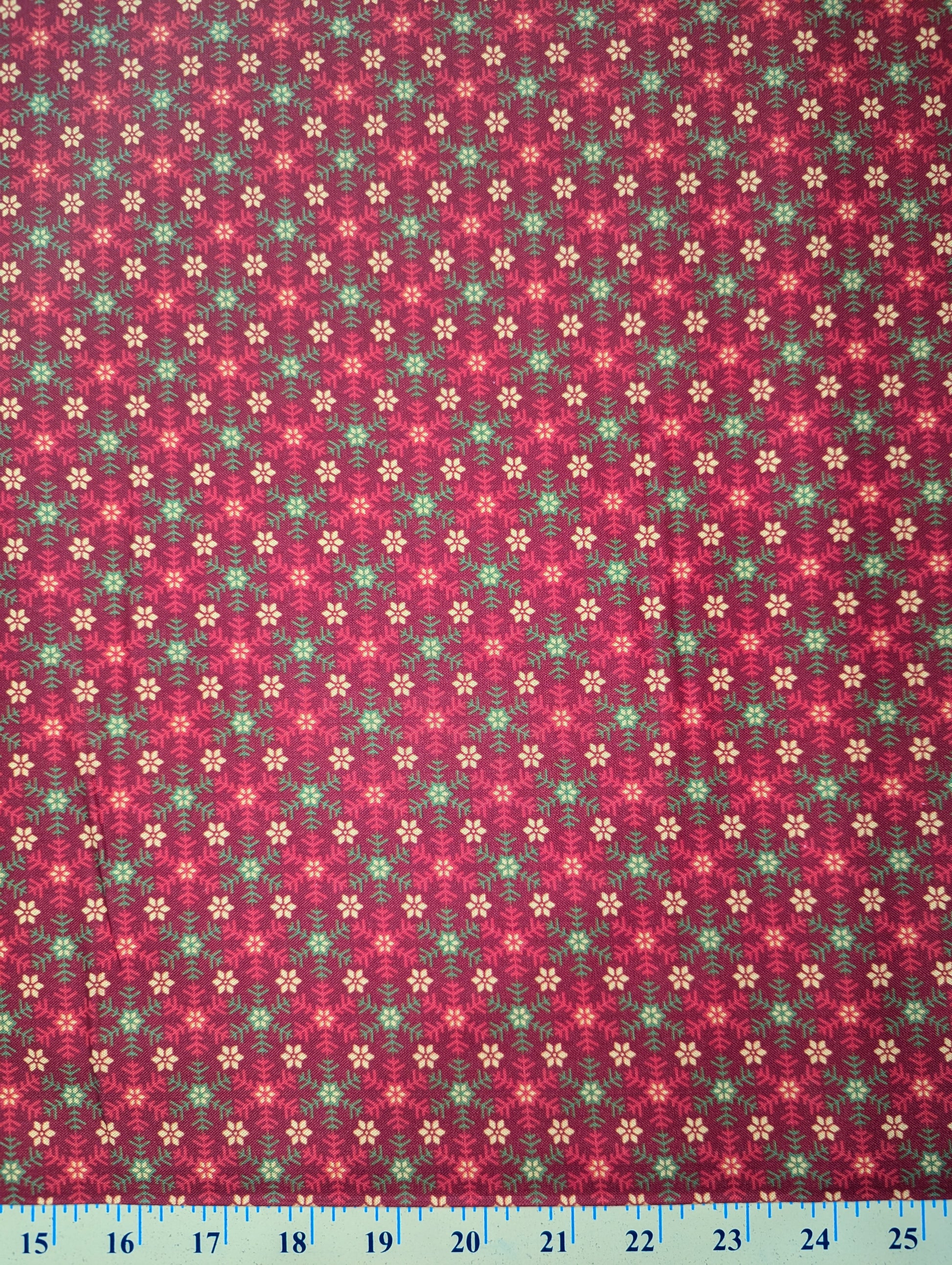 Santa's List 27263-R Christmas quilting cotton fabric