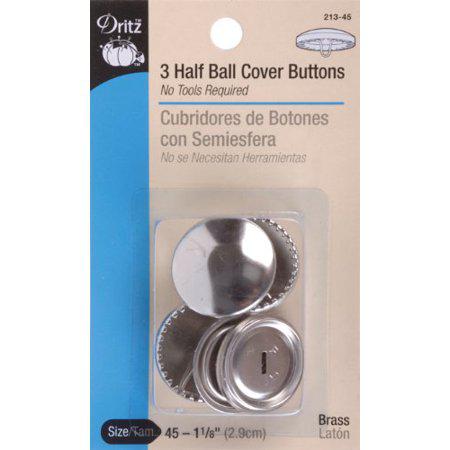 Dritz Standard Half Ball Button 45