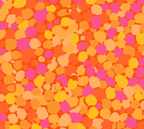Kaffe Fassett Reflections Orange quilting fabric