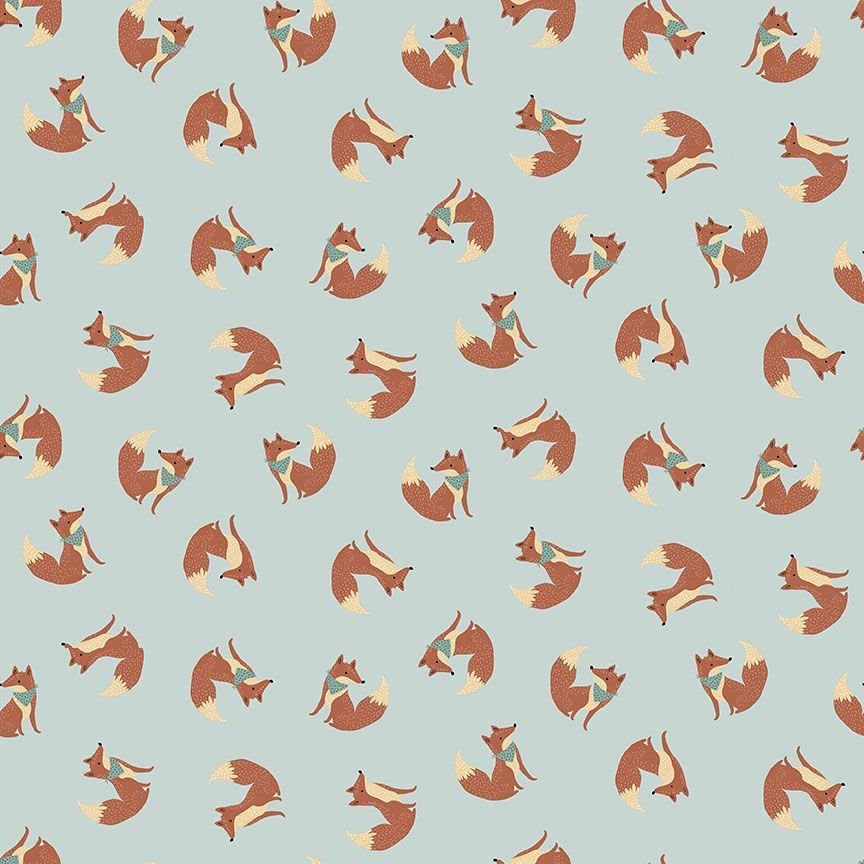 Dear Stella Hey Foxy Flint STELLA-D3223 quilting fabric