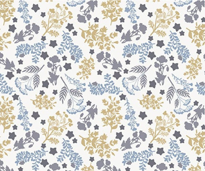 Studio E Farmhouse Fixer Upper Ecru/Steel quilting cotton fabric