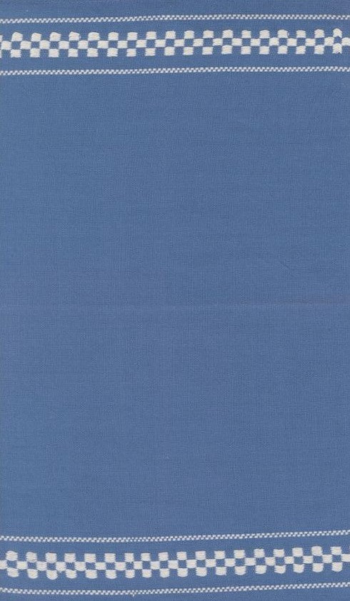 Moda Woven Check 16in toweling blue plaid fabric