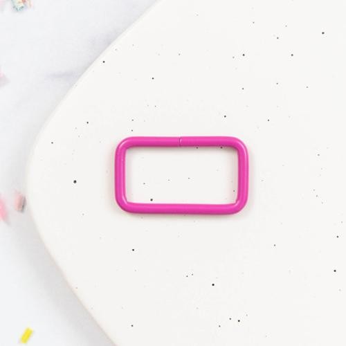 1.5" Rectangle Ring 12ct Magenta