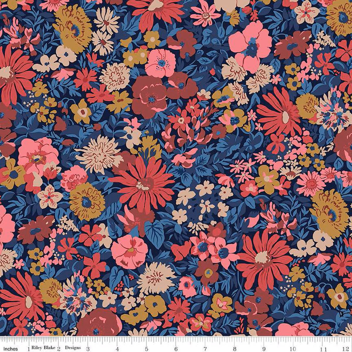 Liberty Malvern Field B 107 inch wide backing fabric