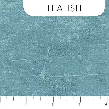 Northcott - Canvas - Texture Tealish 9030-640