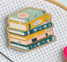 Hawthorn Handmade - Book Lover Needle Minder | Gift for Crafters