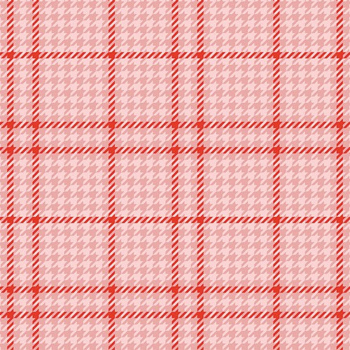 Art Gallery Fabrics - Christmas in Color - Holiday Check Candycane CMC-25405