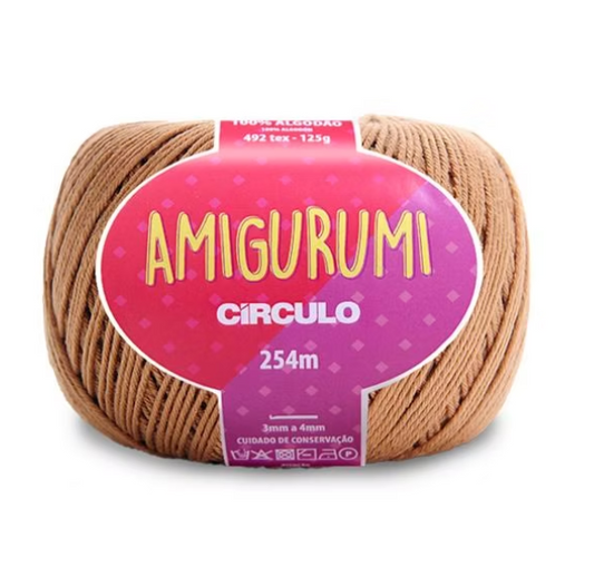 Circulo Amigurumi 100% cotton yarn in Chestnut 7625
