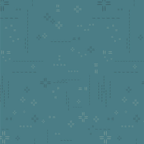 Art Gallery Fabrics - Decostitch Elements - Teal Fog DSE-716