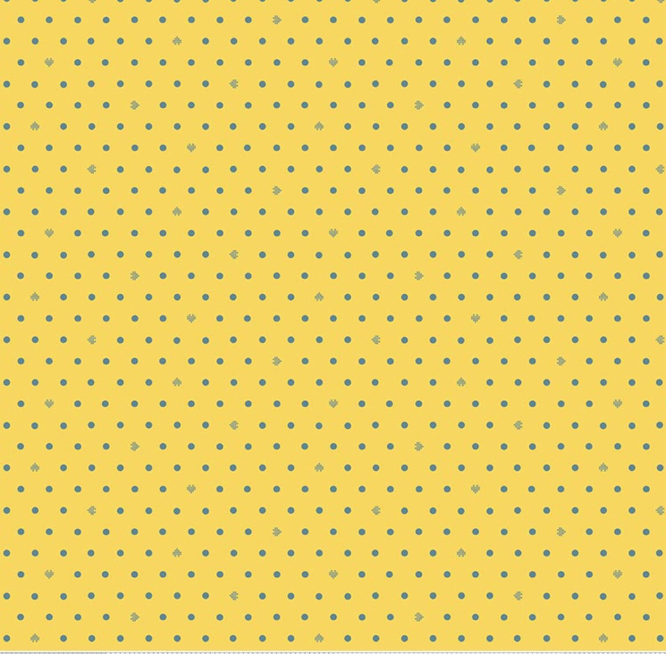 Riley Blake - Minki Kim - Cotton Nook - Dots Yellow - C17977-YELLOW