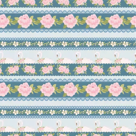 Bleu Lace & Roses