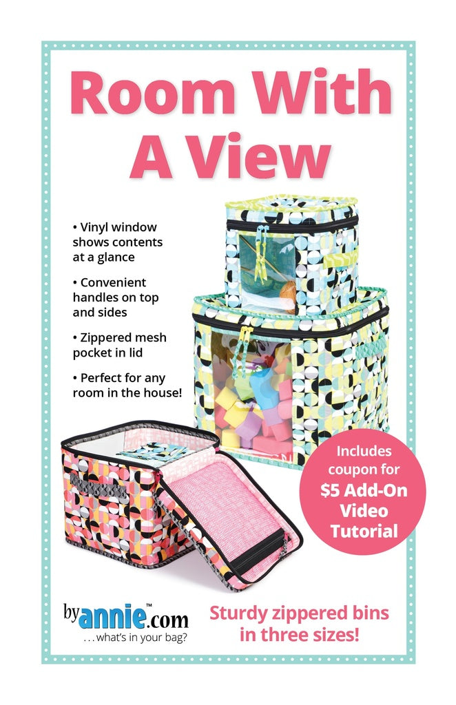 Room With A View bag pattern by ByAnnie quilting