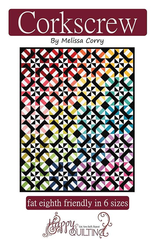 Moda Happy Quilting Corkscrew quilt pattern