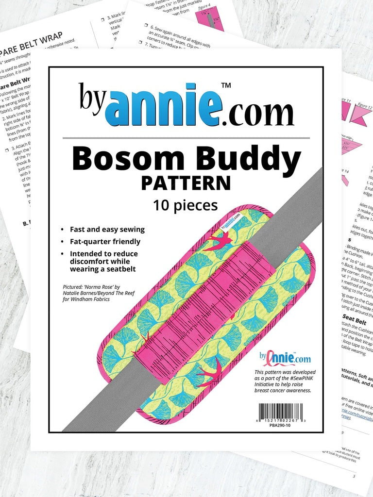 Bosom Buddy Pack of 10 pattern by ByAnnie quilting