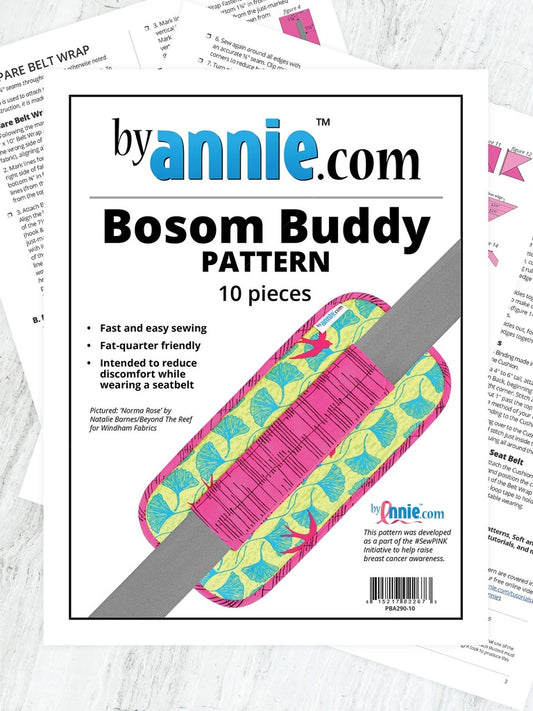 Bosom Buddy Pack of 10 pattern by ByAnnie quilting