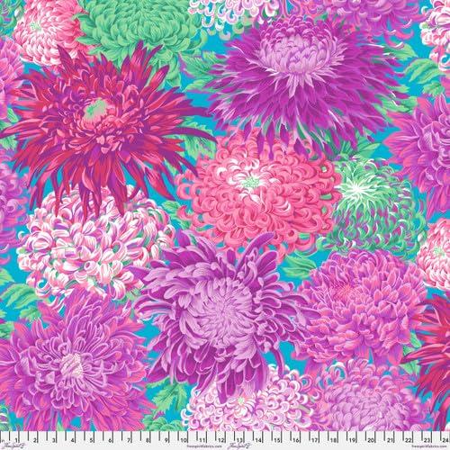 Kaffe Fassett Japanese Chrysanthemum 108 inch wide quilt backing