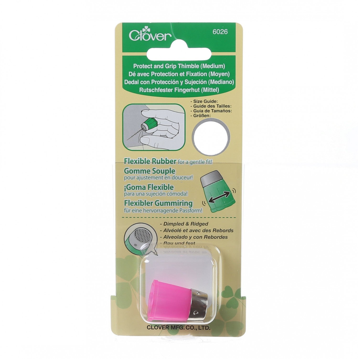 Protect and Grip Thimble (Medium) medium quilting thimble
