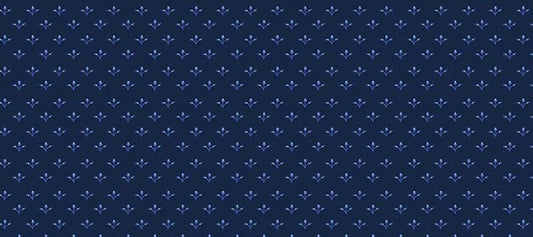 Windham China Blue Tiny Pickings 54940-3 Midnight quilting cotton fabric