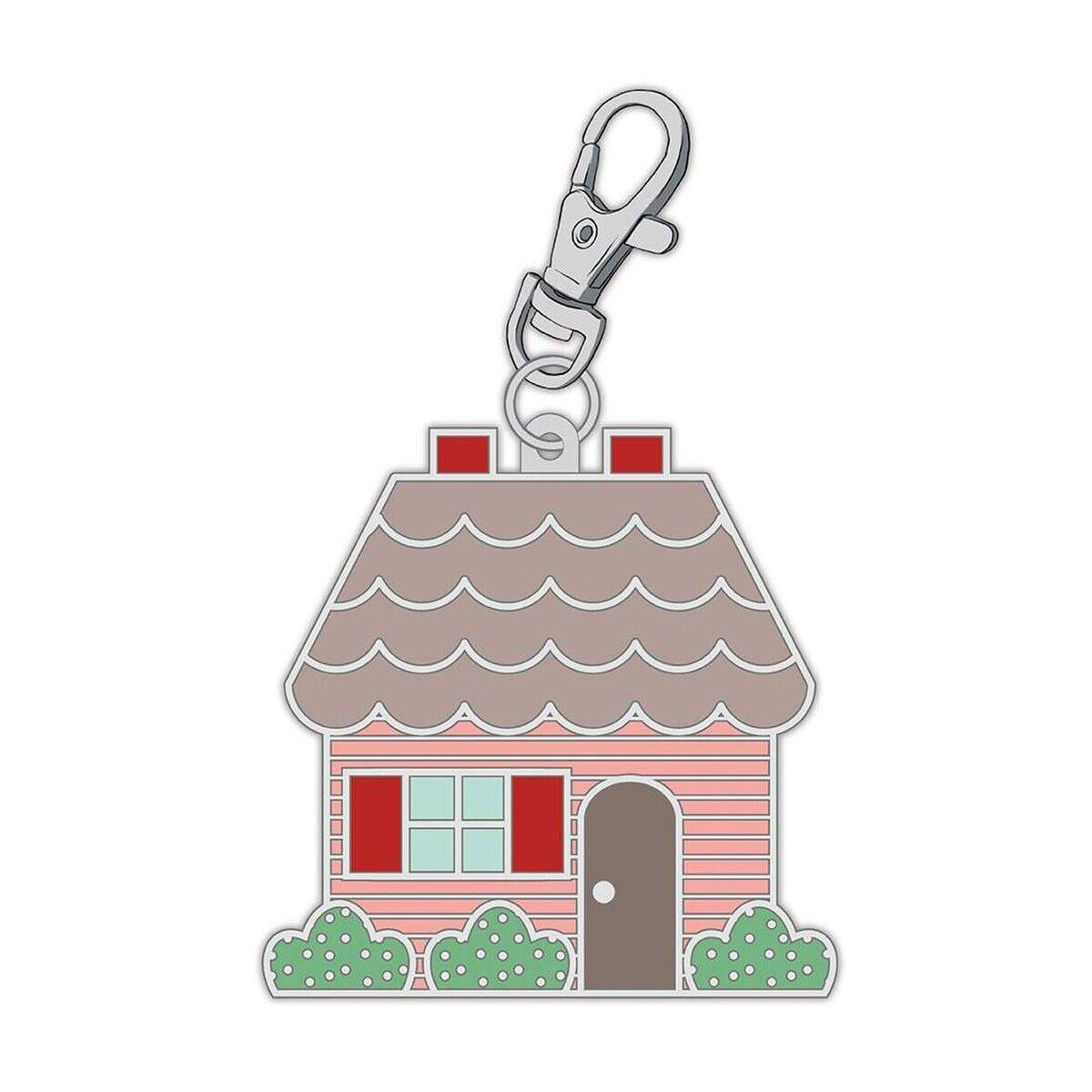 Lori Holt Enamel Happy House charm pin notion