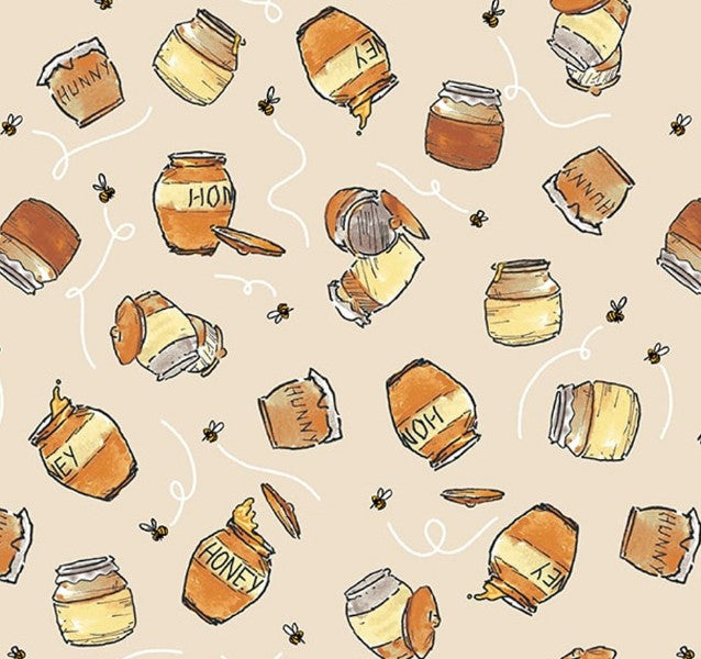 Studio E Classic Winnie Minky Taupe 8769MK-34 fabric