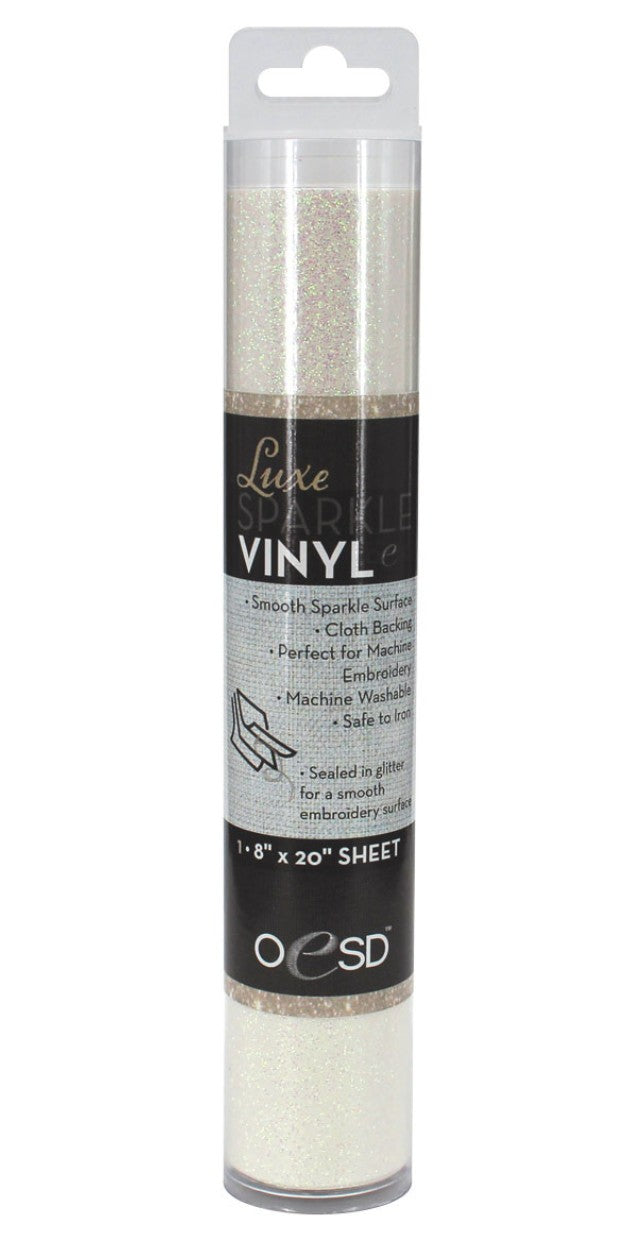 OESD Luxe Sparkle Vinyl White