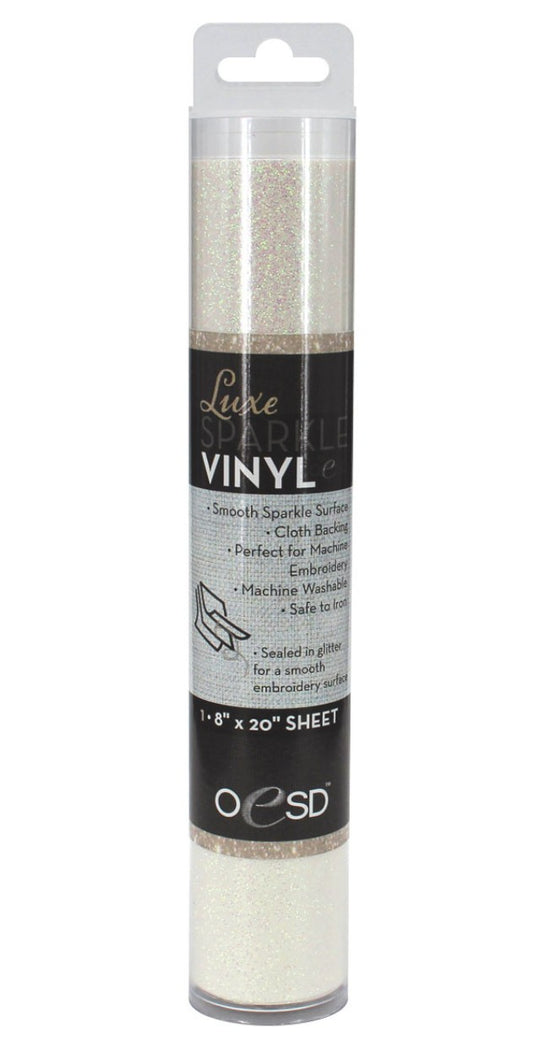 OESD Luxe Sparkle Vinyl White