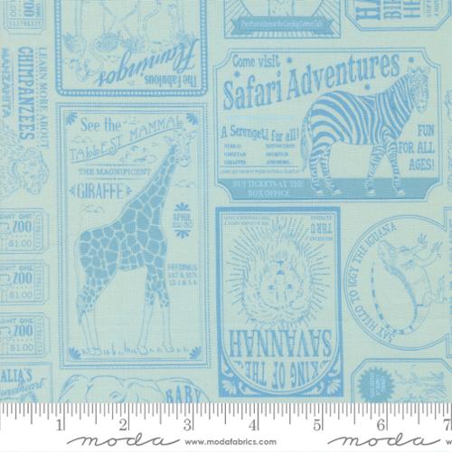 Moda Animal Park Fun Water 20965 14 multicolor zoo quilting cotton