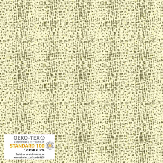 Petits Points Cream tonal pin-dot quilting cotton by Stof for Blank Quilting