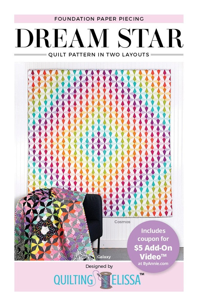 Quilting Elissa Dream Star Quilt pattern by ByAnnie