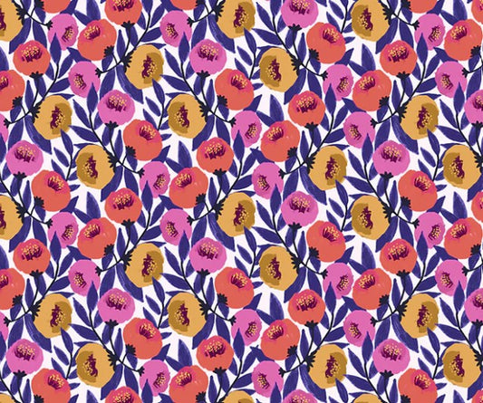 Windham Garland White 54800-2 quilting cotton fabric