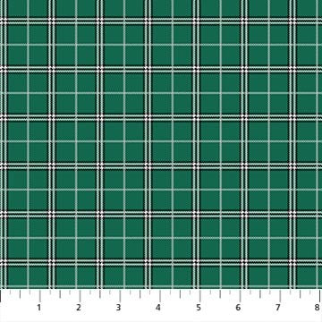 Northcott - Rudolph The Red-Nosed Reindeer - Plaid Spruce RD1009-77
