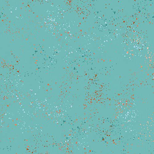 Ruby Star Society Speckled Turquoise quilting fabric