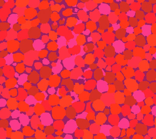 Kaffe Fassett Reflections Fuchsia pink quilting fabric
