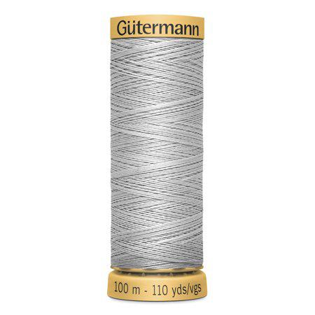 Gutermann Natural Cotton silver grey thread