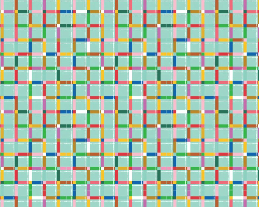 Poppie Cotton Hey Love Bug Fun Times Teal quilting cotton fabric