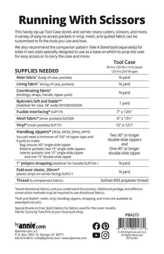 Running with Scissors - Pattern