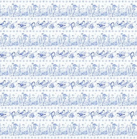 Lumin Amalfi Coast -Susan Winget Multi Amalfi Coast Stripe fabric