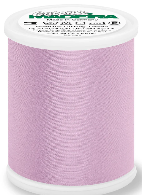 Madeira Pale Lavender Cotona 50wt thread spool no. 640