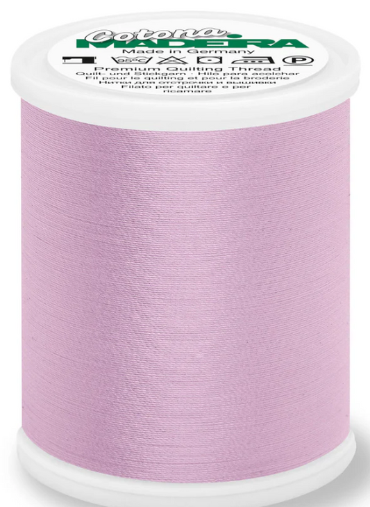 Madeira Pale Lavender Cotona 50wt thread spool no. 640