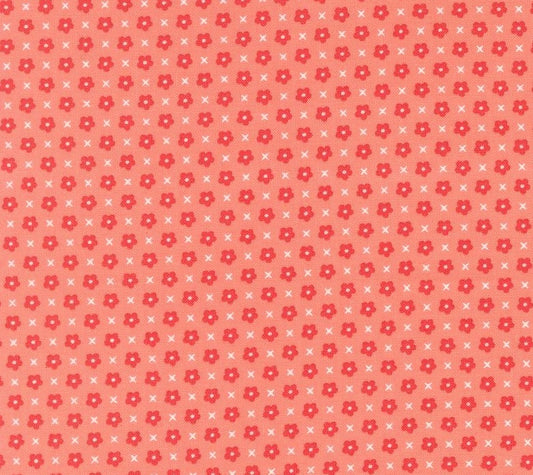 Moda Delightfully Yours Carnation 37703-15 cotton fabric