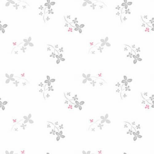 Blank Lower the Volume Floral White quilting fabric