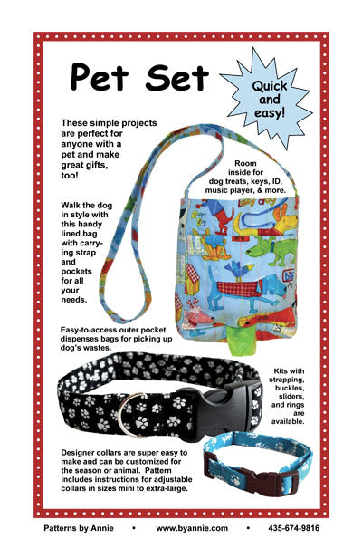 Pet Set bag pattern by ByAnnie quilting