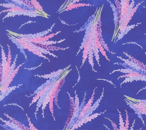 Moda Delphinium Janet Clare Dark Blue Larkspur quilting cotton fabric