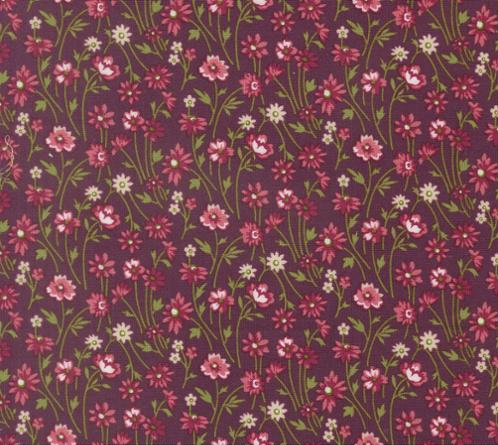 Moda Chelsea Garden Plum quilting cotton